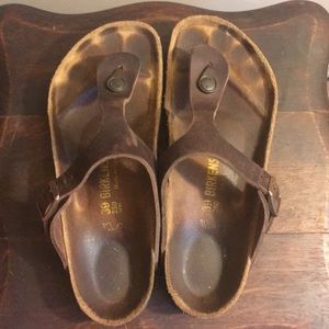 Brown Birkenstocks